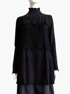にじこ　4298 長袖フリル　チュニック　コムロシズカ　タグ付き新品未使用 トップス - 4298 SHIZUKA KOMURO