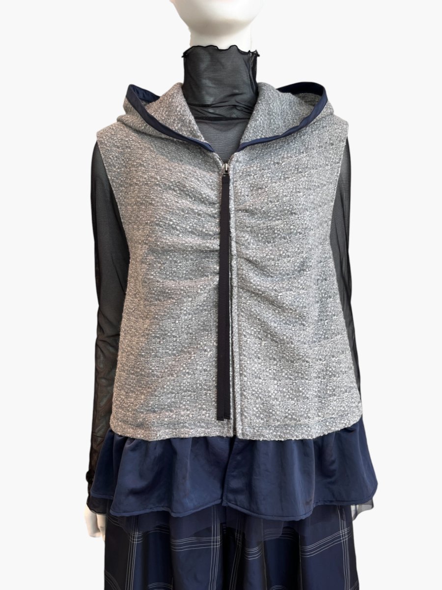 画像1: ペッパーツイード　ジレ  (1)