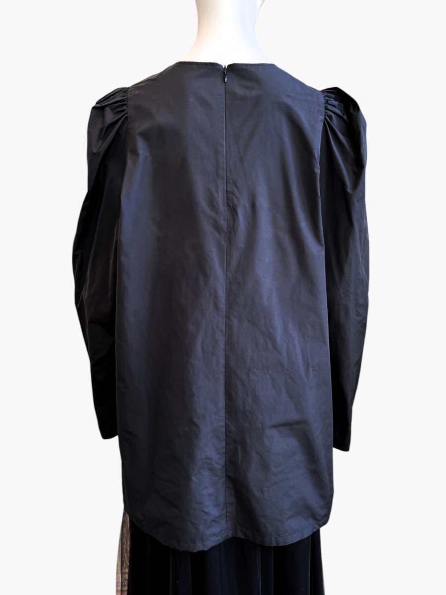 画像6: タフタ パフスリーブブラウス  (6)