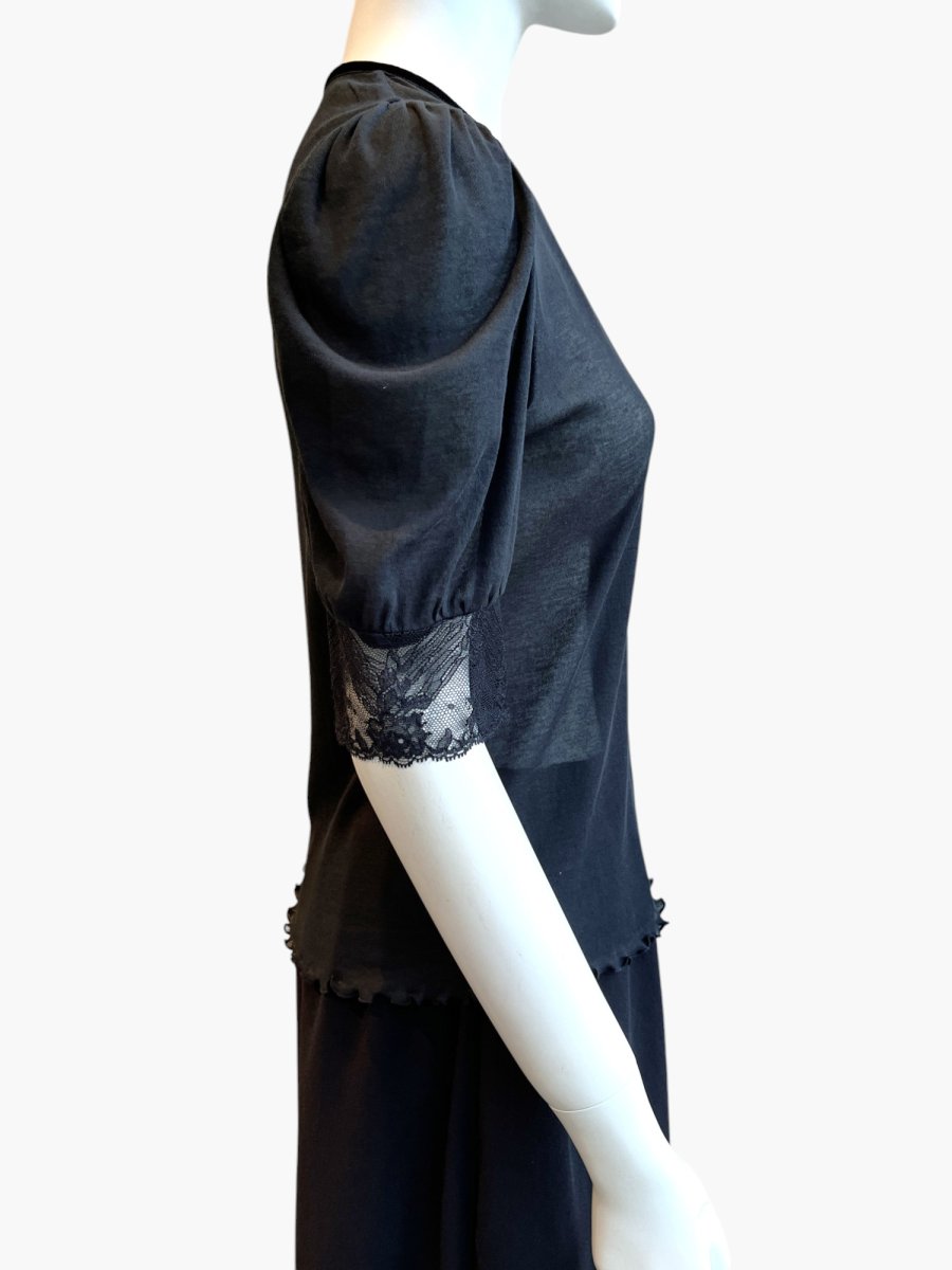 画像5: クリアーカットソー　ギャザースリーブ  (5)