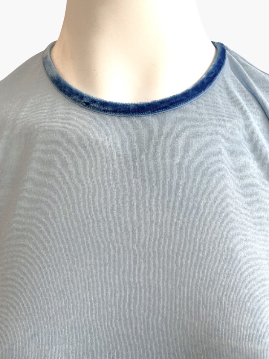 画像3: クリアーカットソー　ギャザースリーブ  (3)