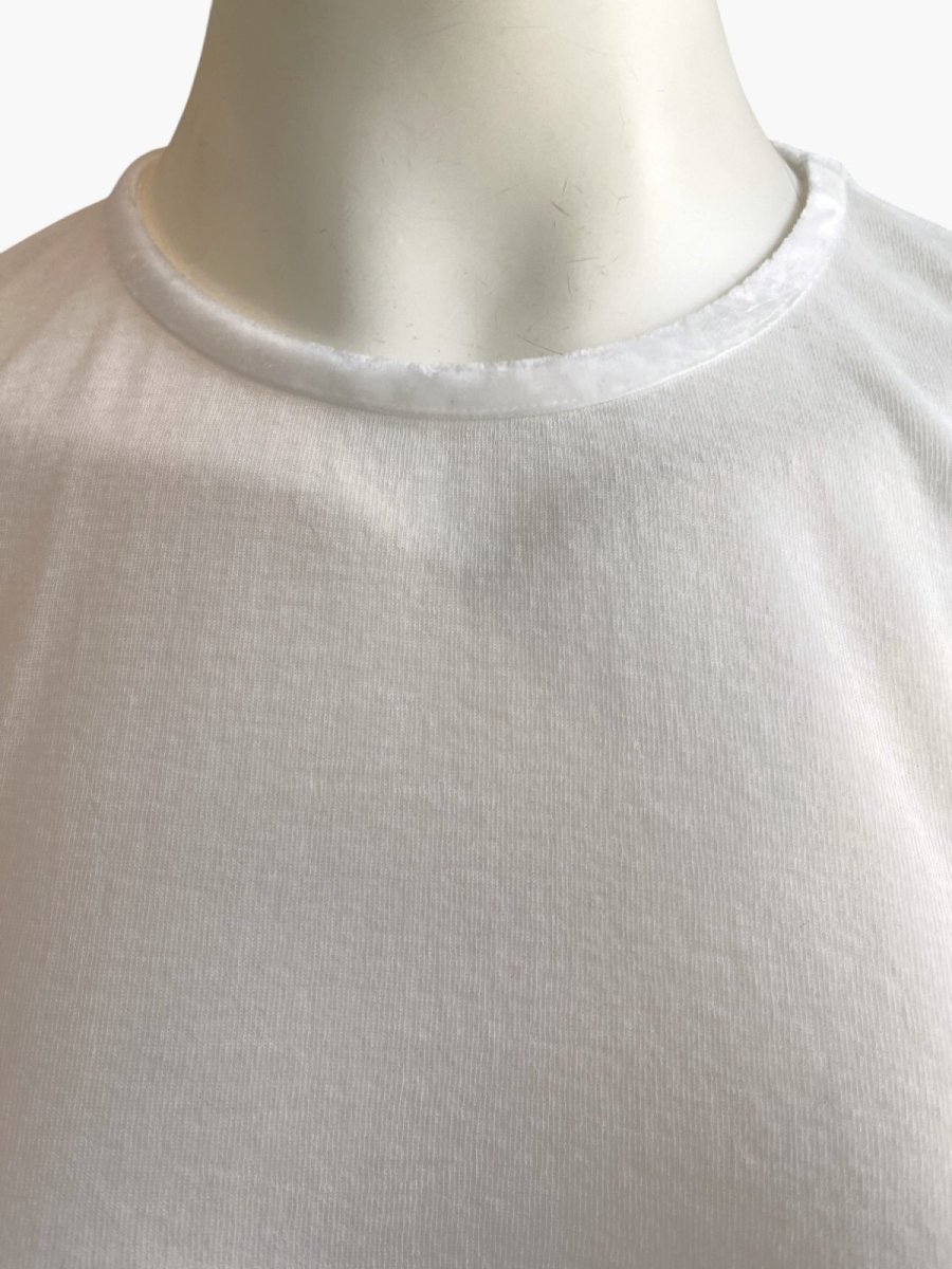 画像11: クリアーカットソー　ギャザースリーブ  (11)