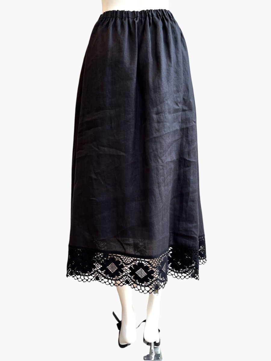 画像9: ペイントリネン　スカート  (9)