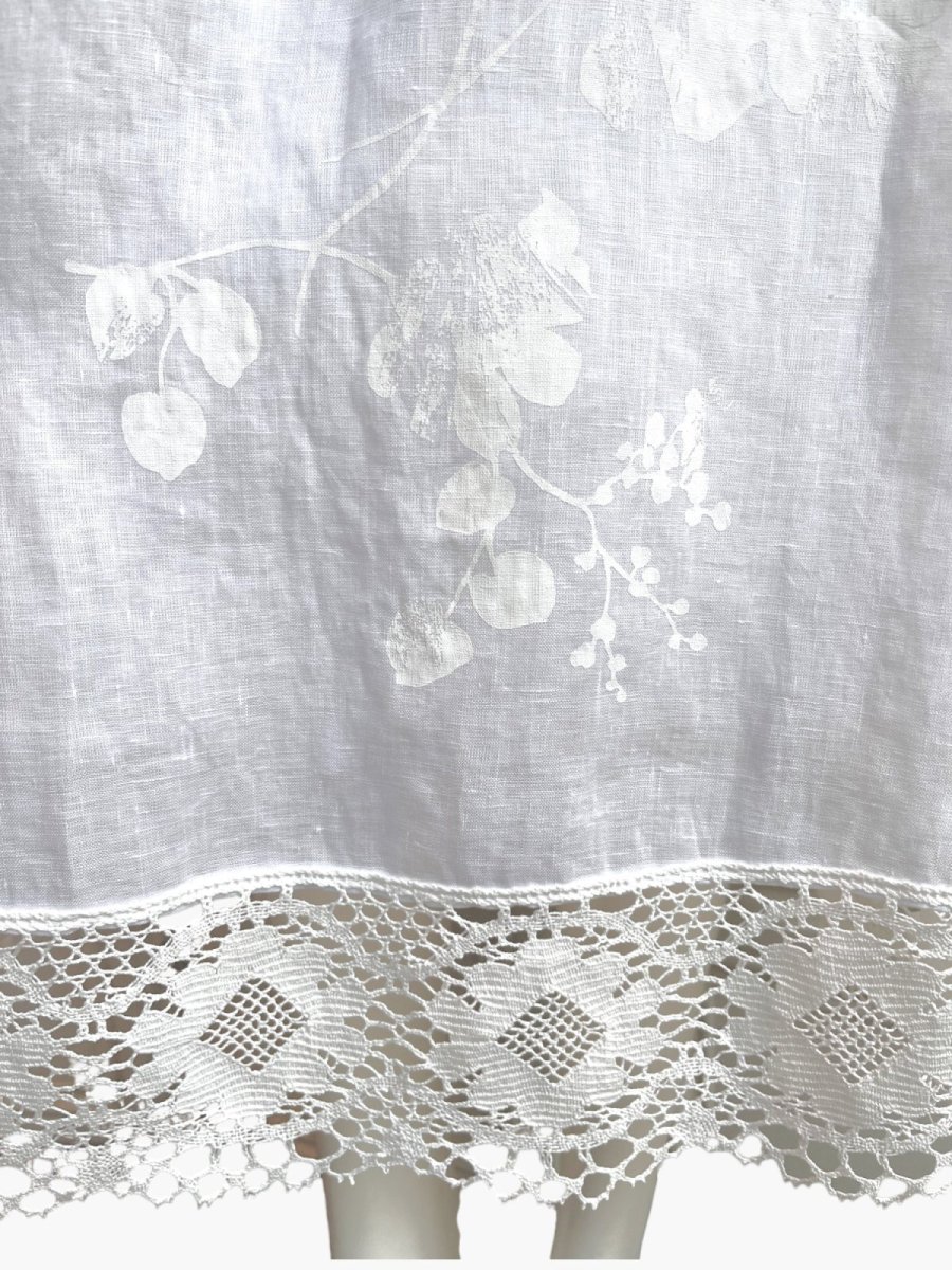 画像5: ペイントリネン　スカート  (5)