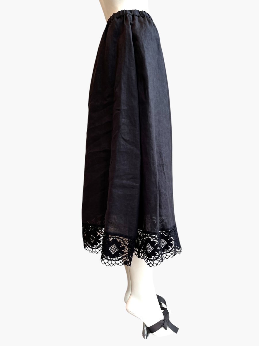 画像8: ペイントリネン　スカート  (8)