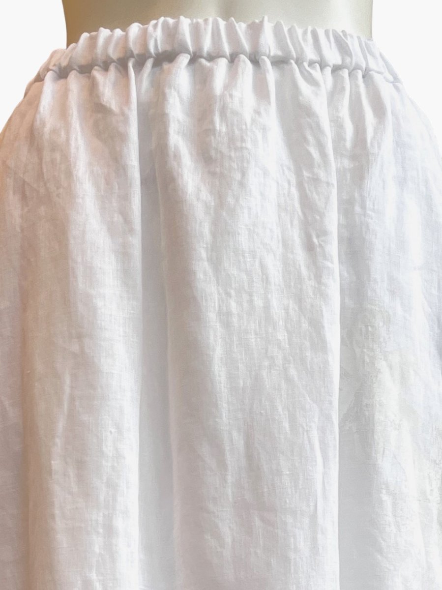 画像4: ペイントリネン　スカート  (4)