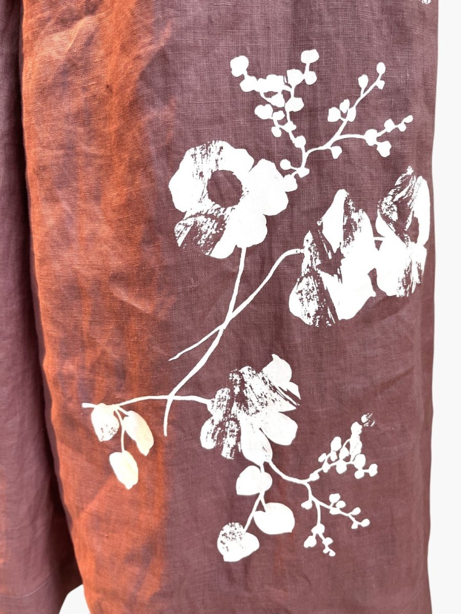 画像2: ペイントリネン　パンツ  (2)