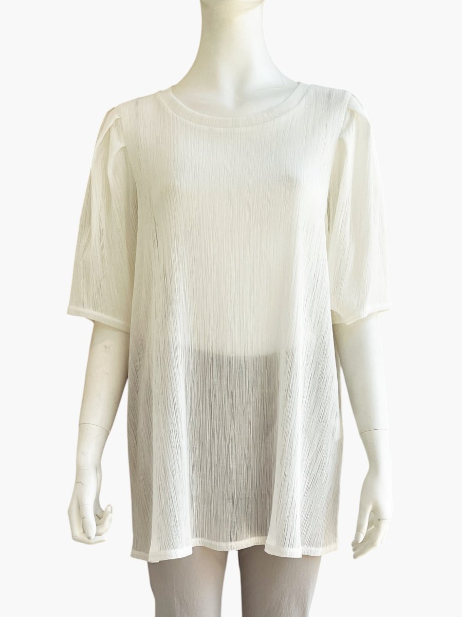 画像10: シアー楊柳　カットソー  (10)