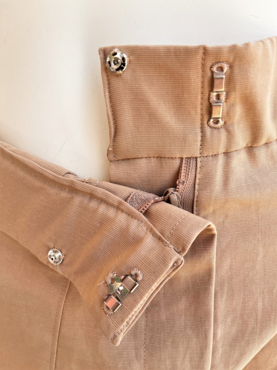 画像9: テンセル綿麻グログラン　パンツ (9)