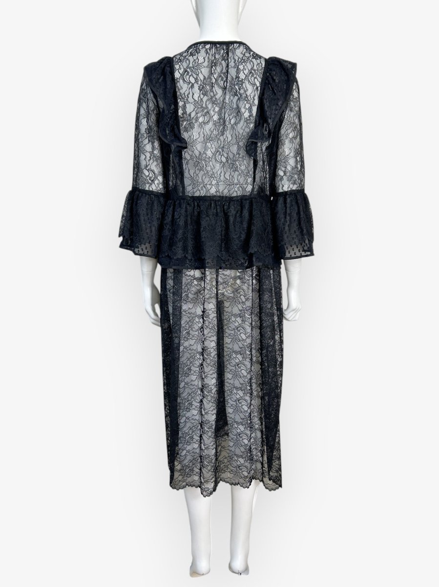 画像8: ボタニカルレース　ロングブラウス  (8)