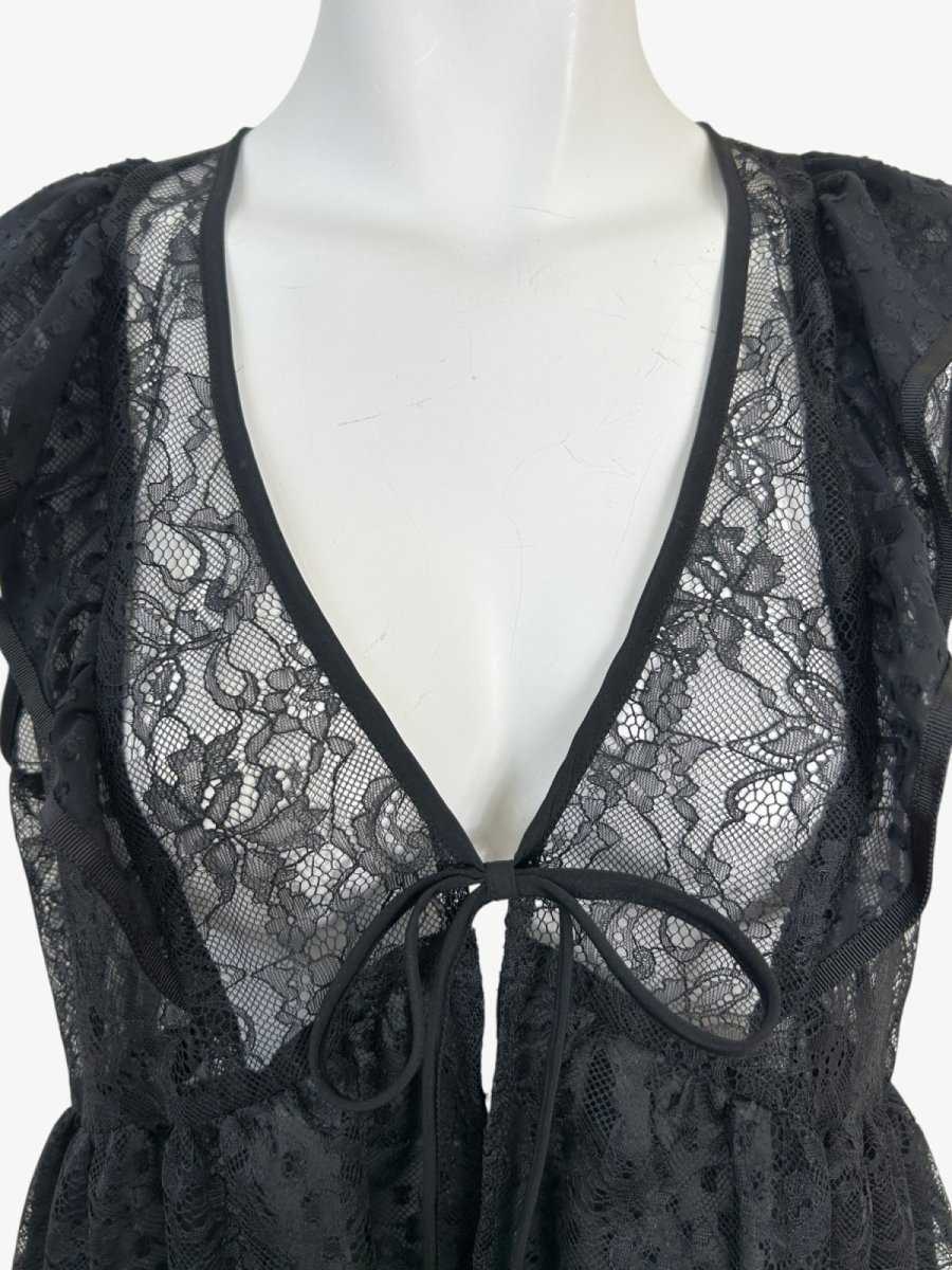 画像4: ボタニカルレース　ジレ  (4)