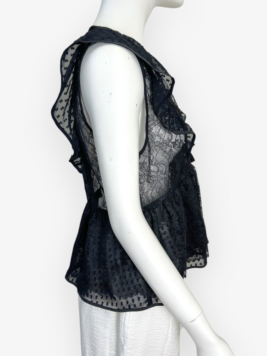 画像2: ボタニカルレース　ジレ  (2)