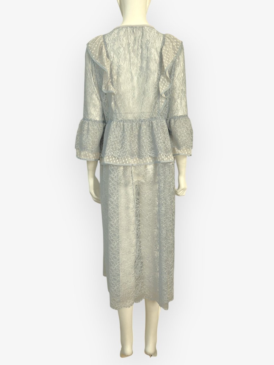 画像16: ボタニカルレース　ロングブラウス  (16)