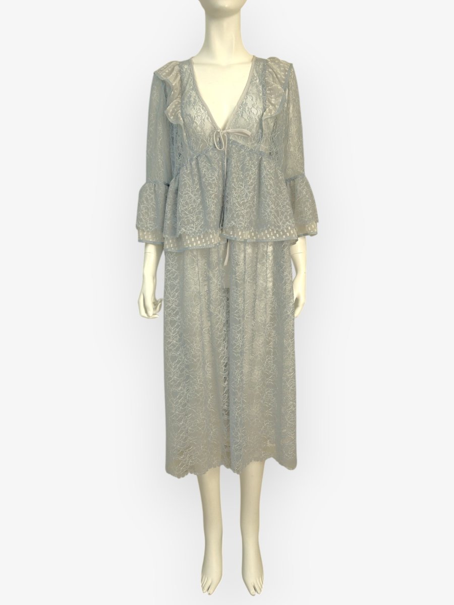 画像14: ボタニカルレース　ロングブラウス  (14)