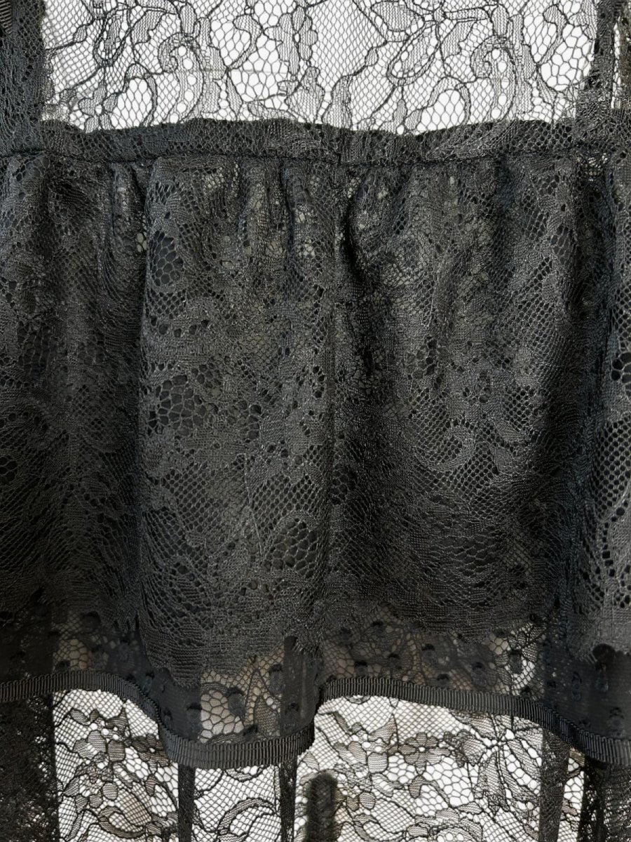 画像12: ボタニカルレース　ロングブラウス  (12)