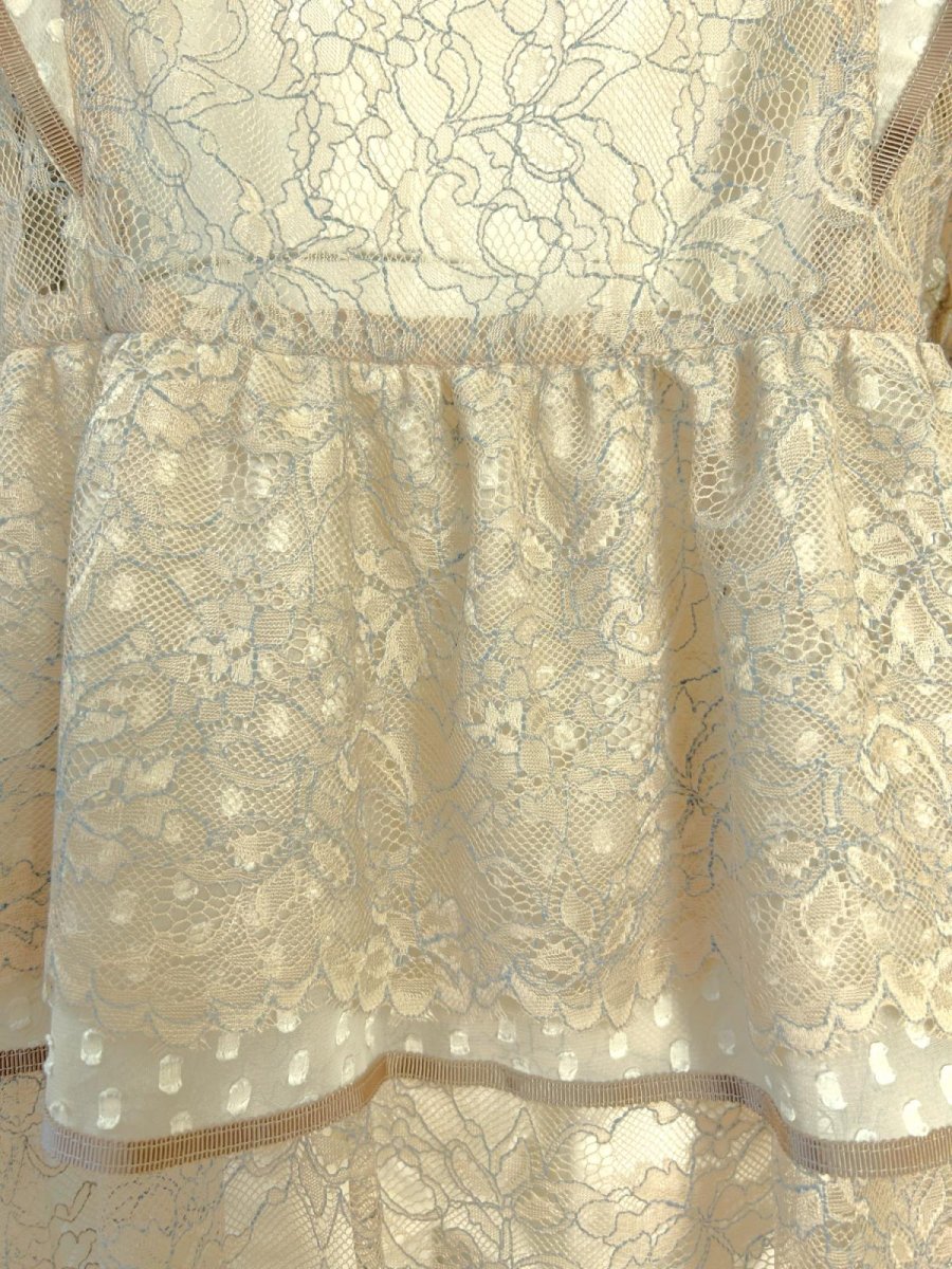 画像5: ボタニカルレース　ロングブラウス  (5)