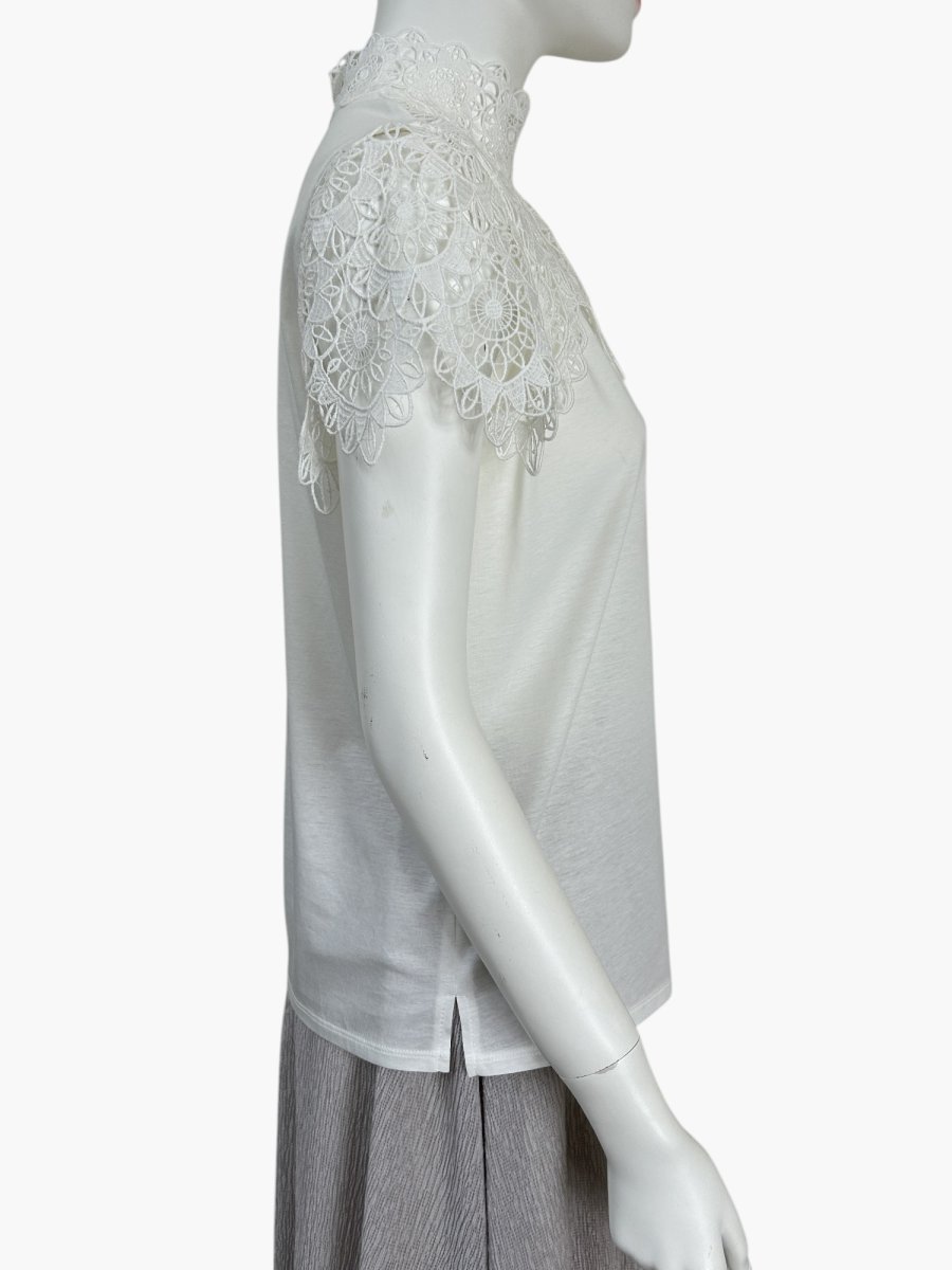 画像2: ケミカルレースT 　カットソー  (2)