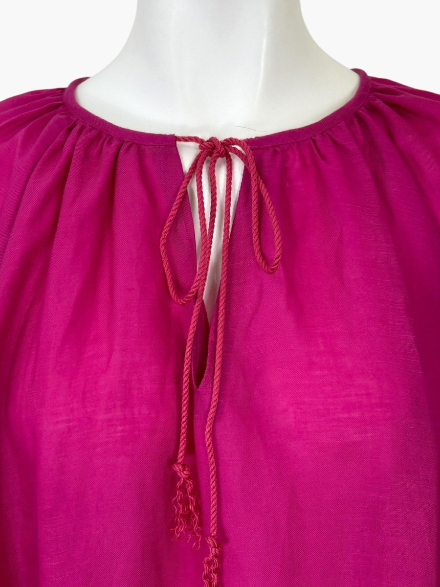 画像4: ハンカチリネン　ブラウス  (4)