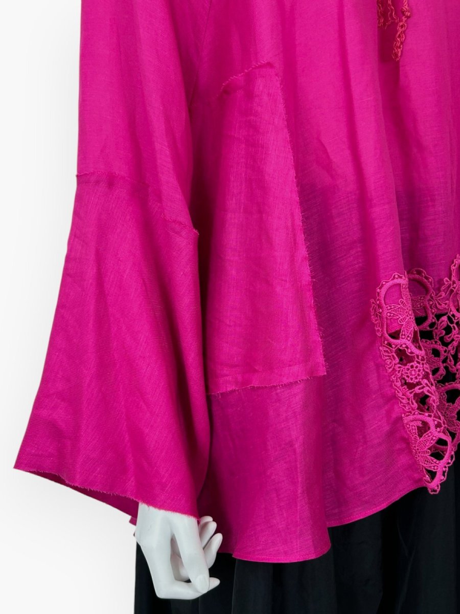 画像5: ハンカチリネン　ブラウス  (5)