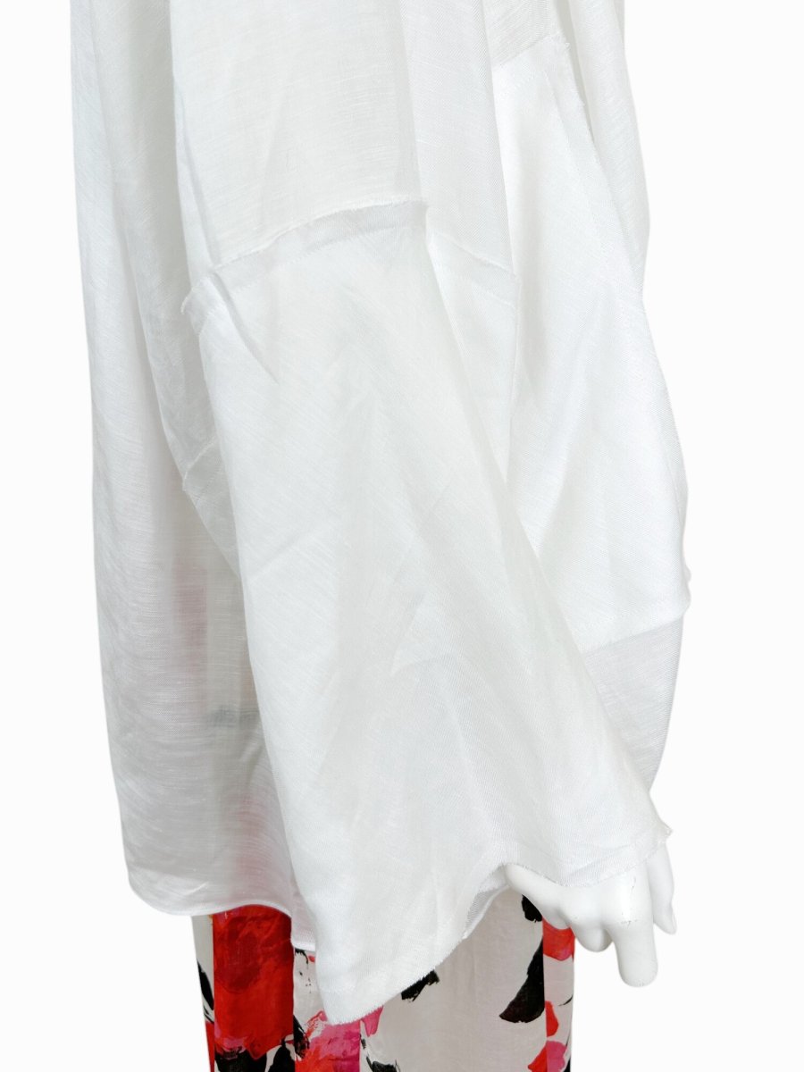 画像15: ハンカチリネン　ブラウス  (15)