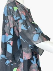 画像9: ユイルローズプリント　ティアードブラウス (9)