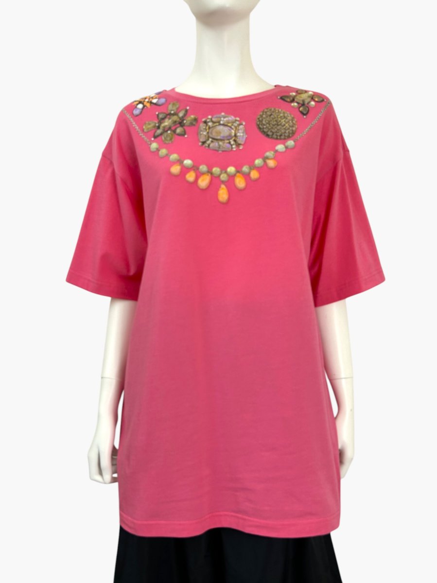 画像1: ジェムジェムTシャツ　チュニック  (1)