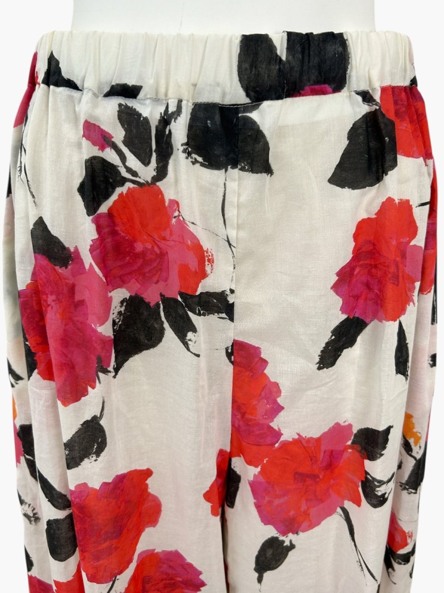 画像4: ユイルローズプリント　パンツ  (4)