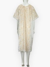 画像3: スワリーフラワーエンブ　ワンピース (3)