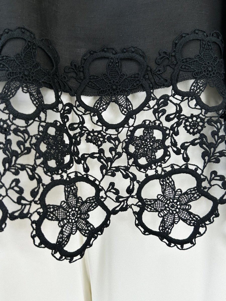 画像2: ハンカチリネン　ブラウス  (2)