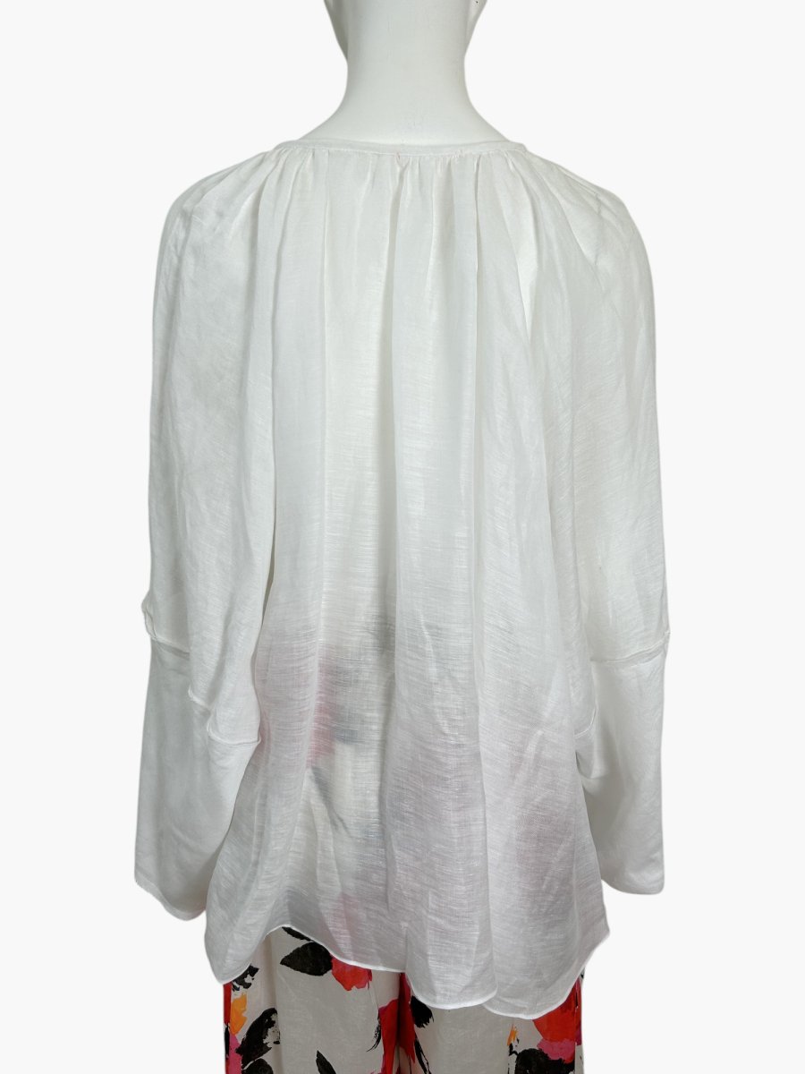 画像13: ハンカチリネン　ブラウス  (13)