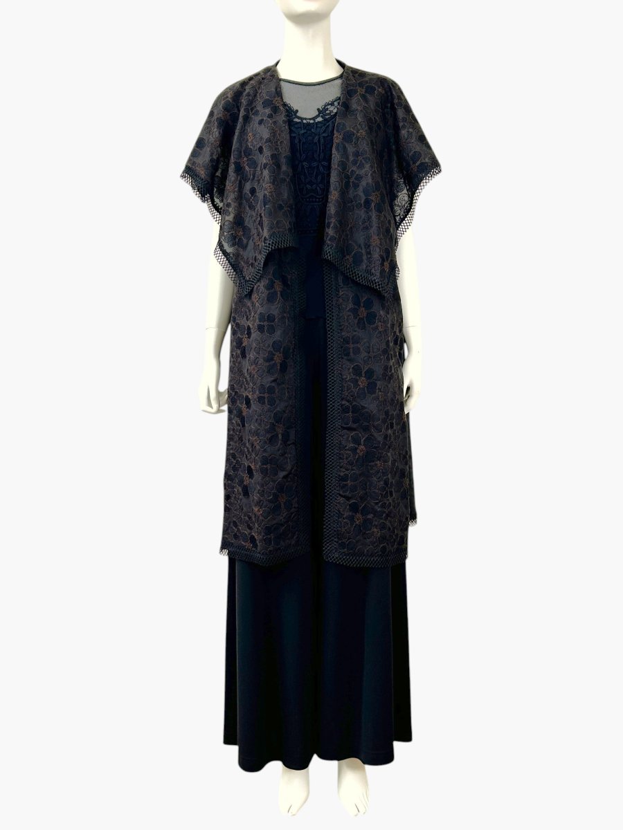 画像10: スワリーフラワーエンブ　ベスト  (10)