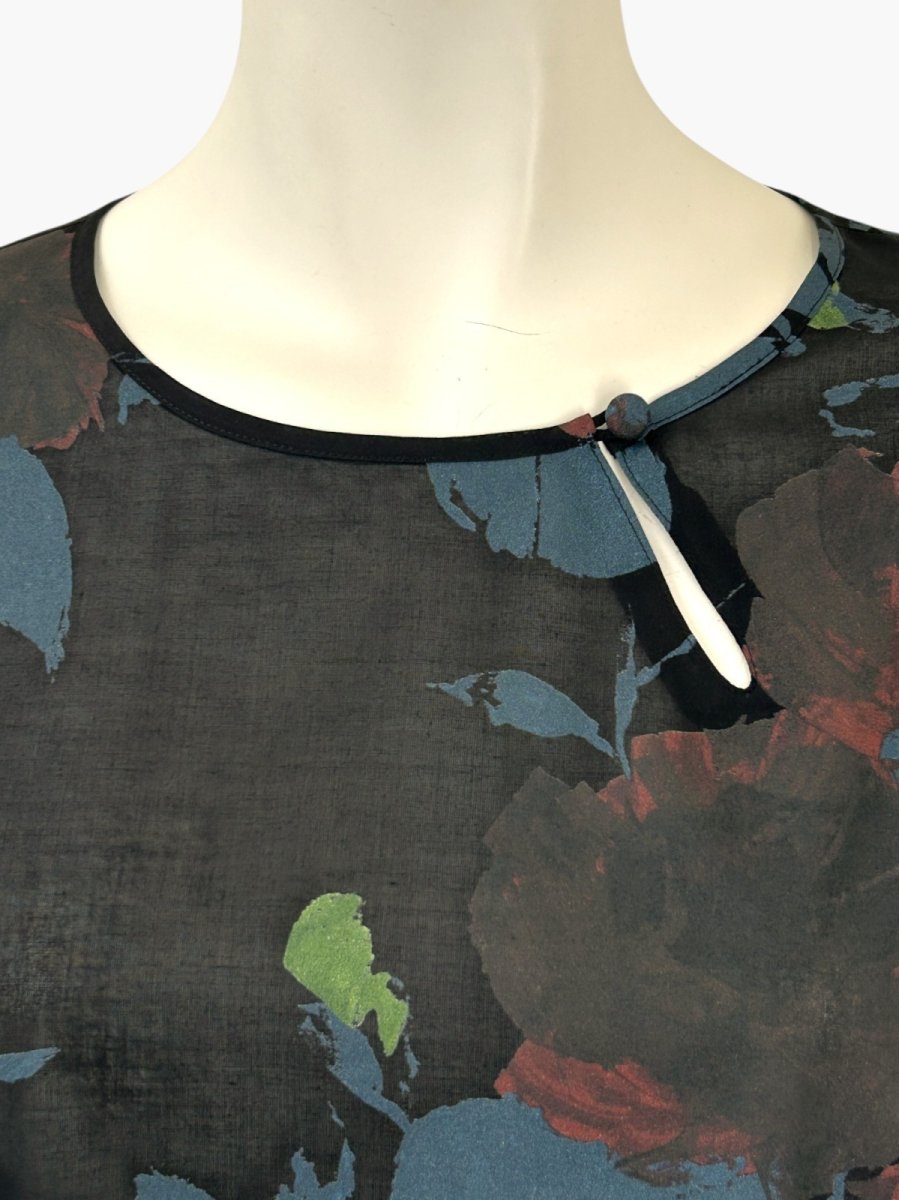 画像8: ユイルローズプリント　ブラウス (8)