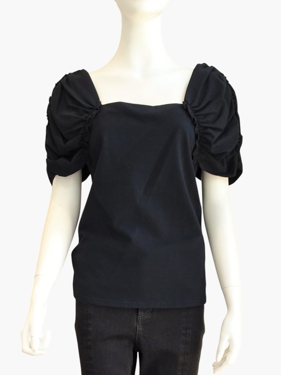 画像10: コーマ天竺　ギャザースリーブ (10)