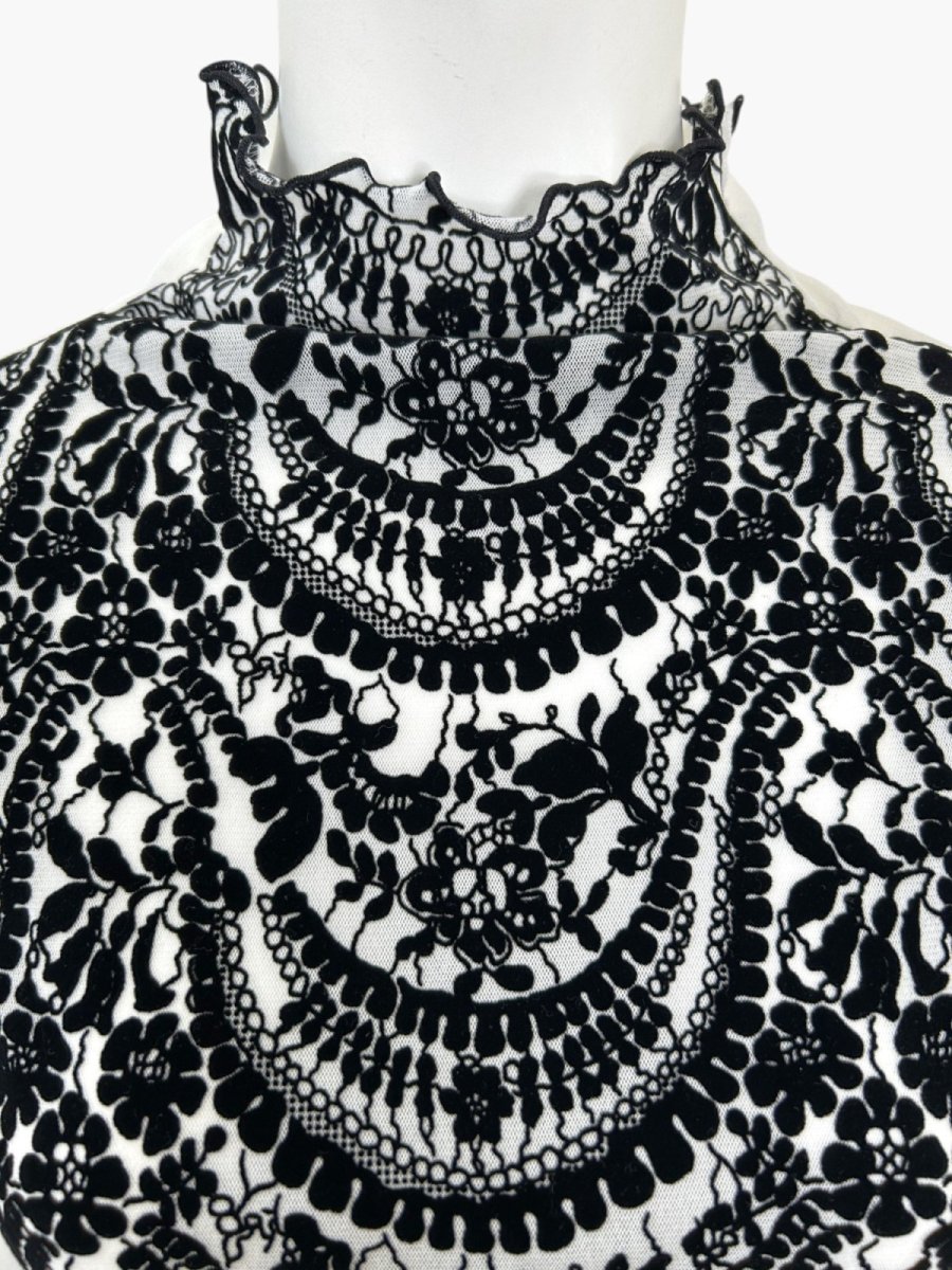 画像8: レーシーチュールフロッキー　カットソー  (8)