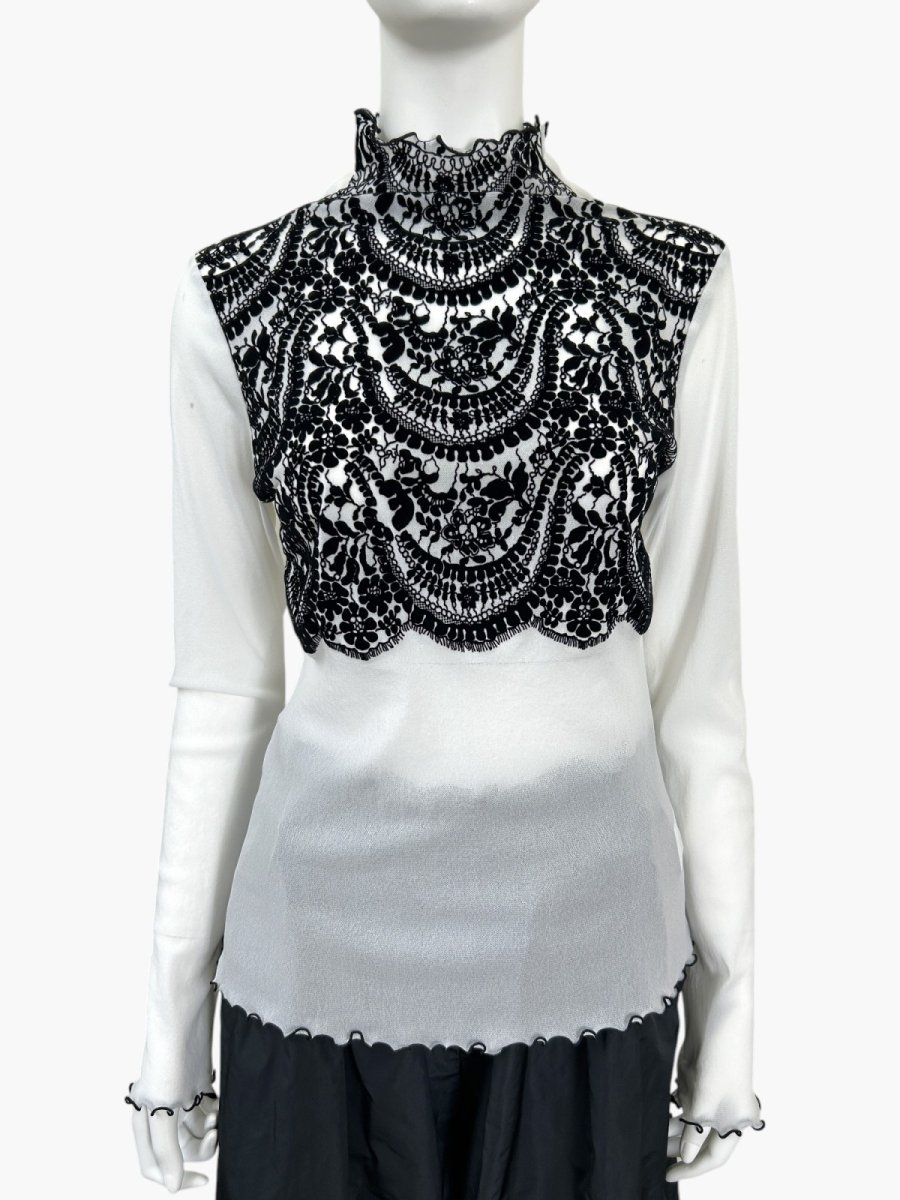 画像5: レーシーチュールフロッキー　カットソー  (5)