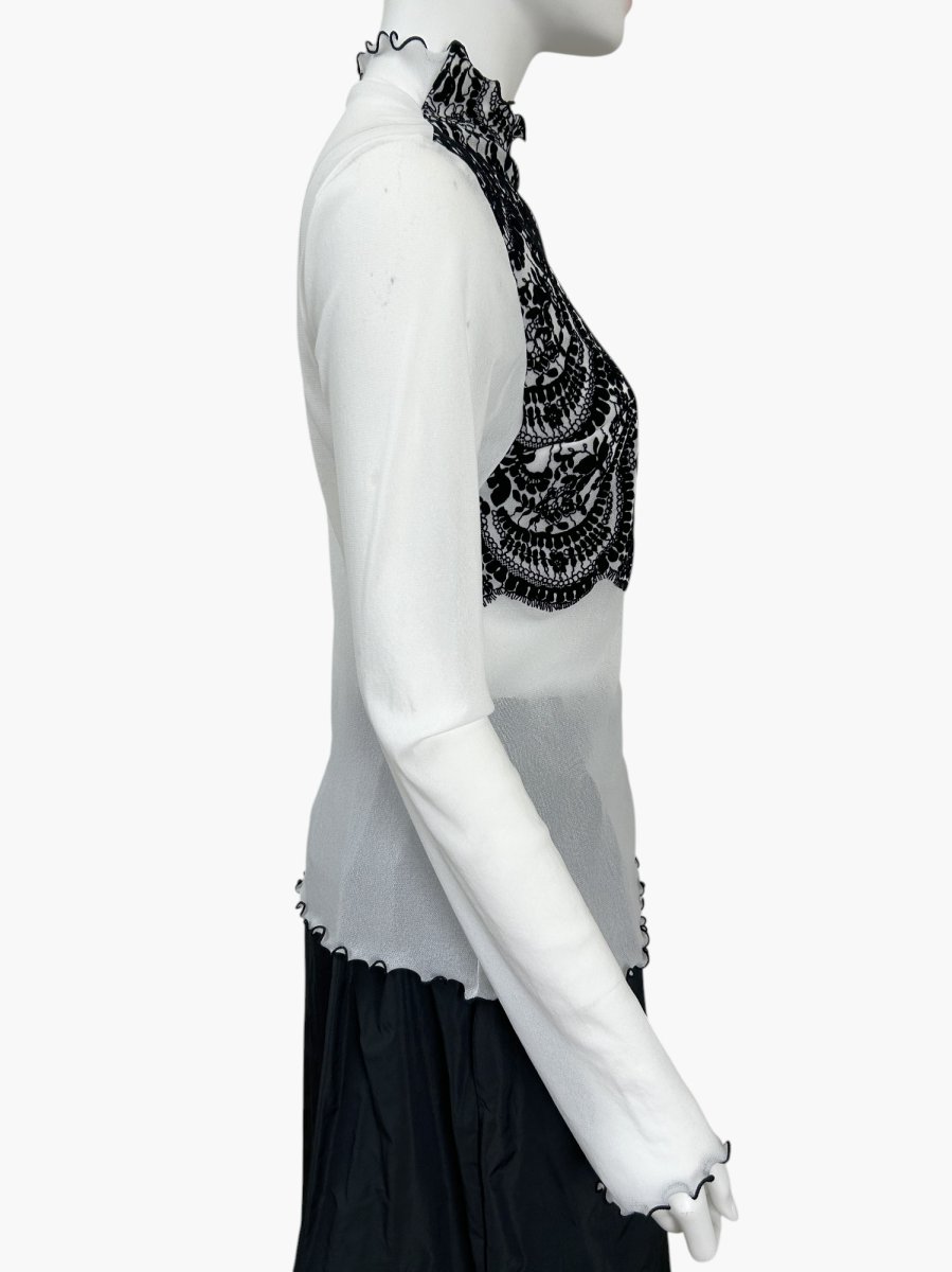 画像6: レーシーチュールフロッキー　カットソー  (6)