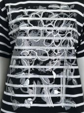 画像5: ホイルフラワーTシャツ (5)