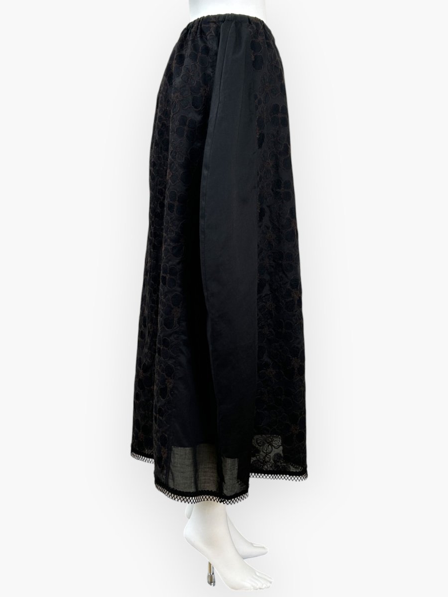 画像6: スワリーフラワーエンブ　スカート  (6)