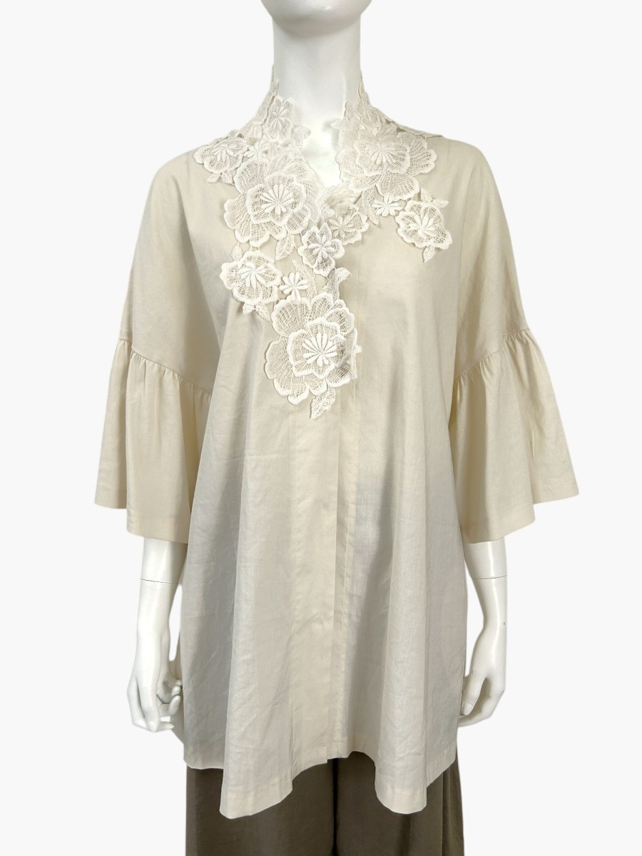 画像9: イージーリネン　ブラウスジャケット  (9)