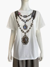 画像1: ジュエリープリント　Tシャツ (1)