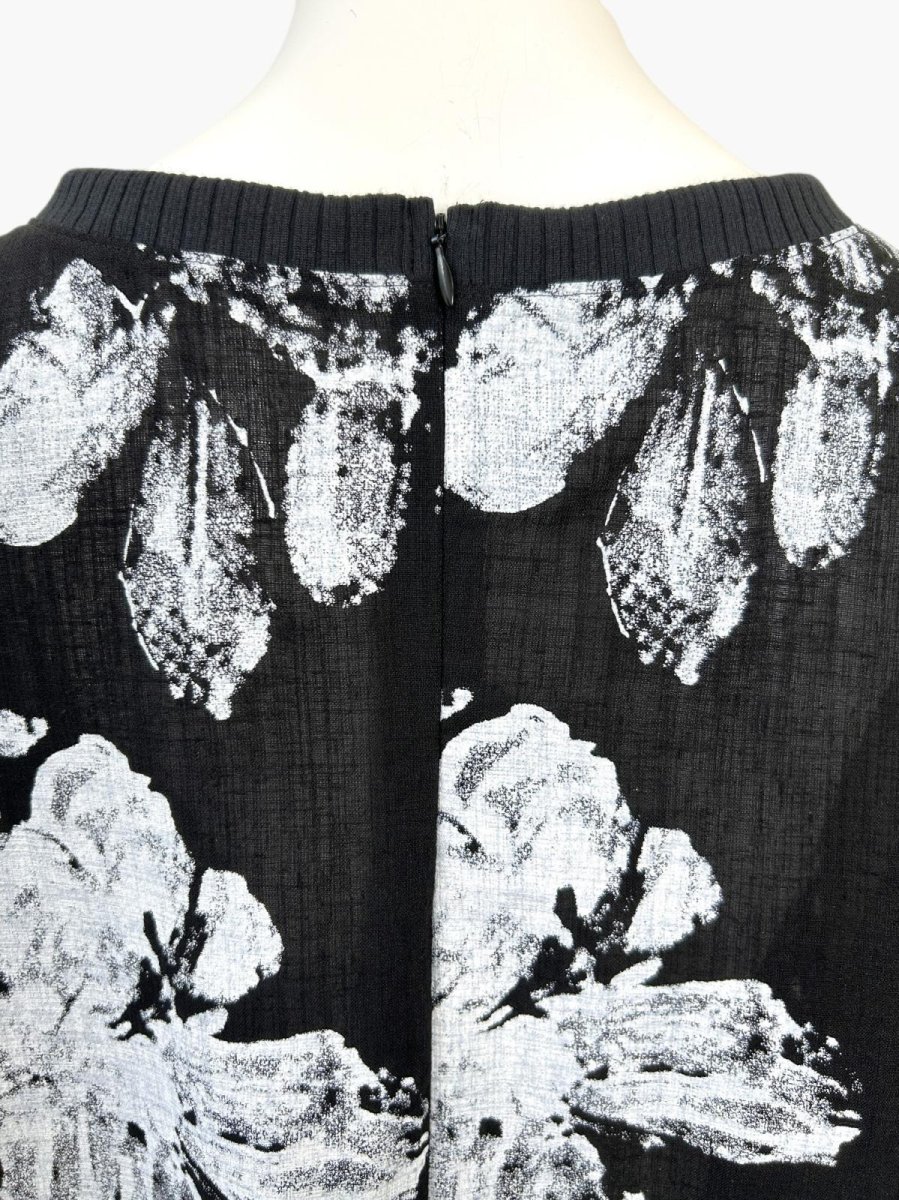 画像6: ホイップフラワープリント チュニックブラウス  (6)