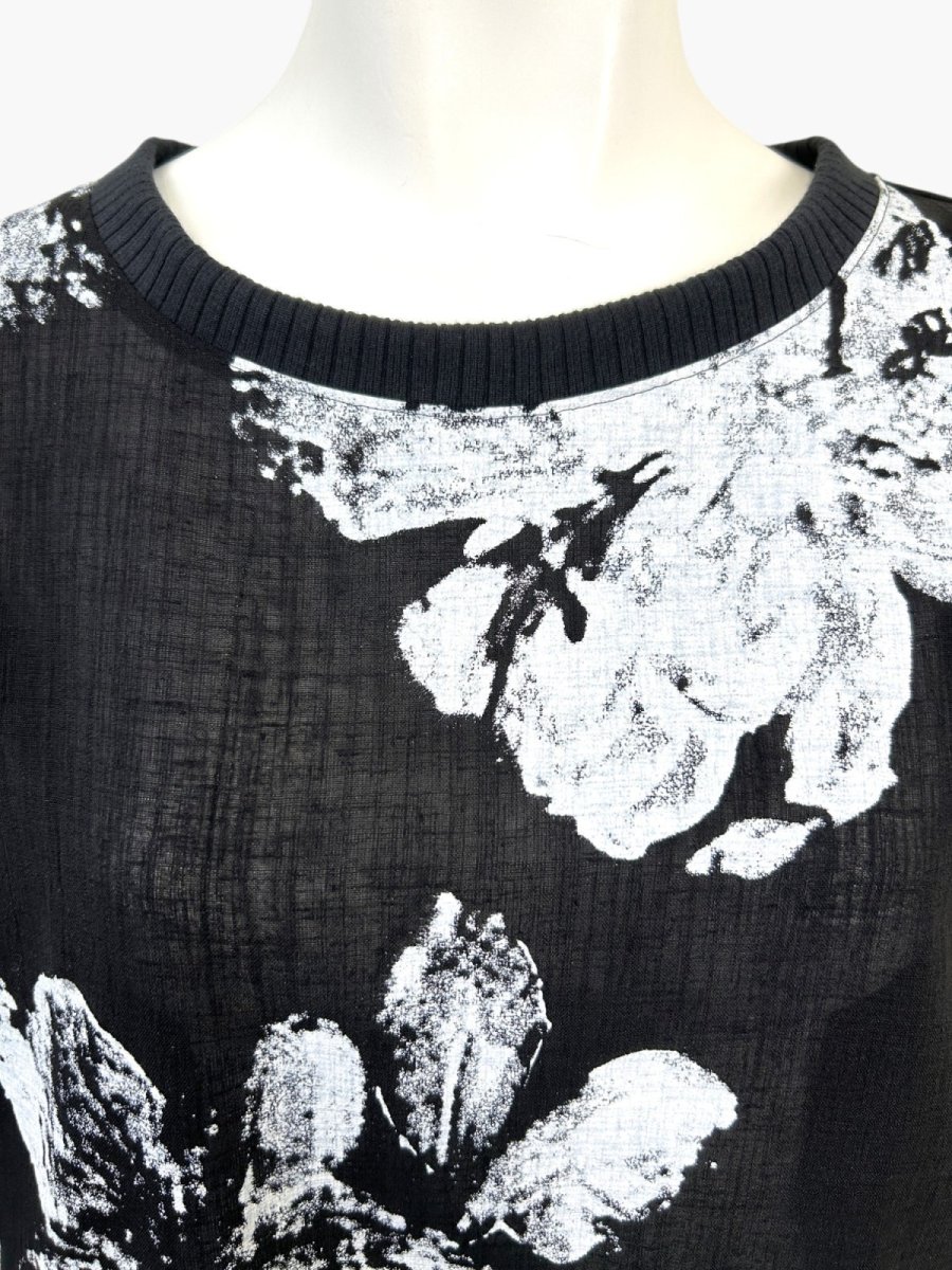 画像5: ホイップフラワープリント チュニックブラウス  (5)