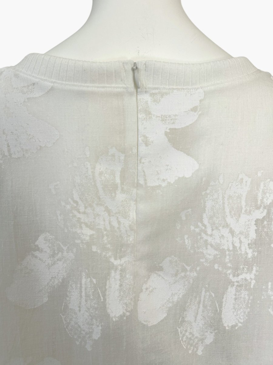画像11: ホイップフラワープリント チュニックブラウス  (11)