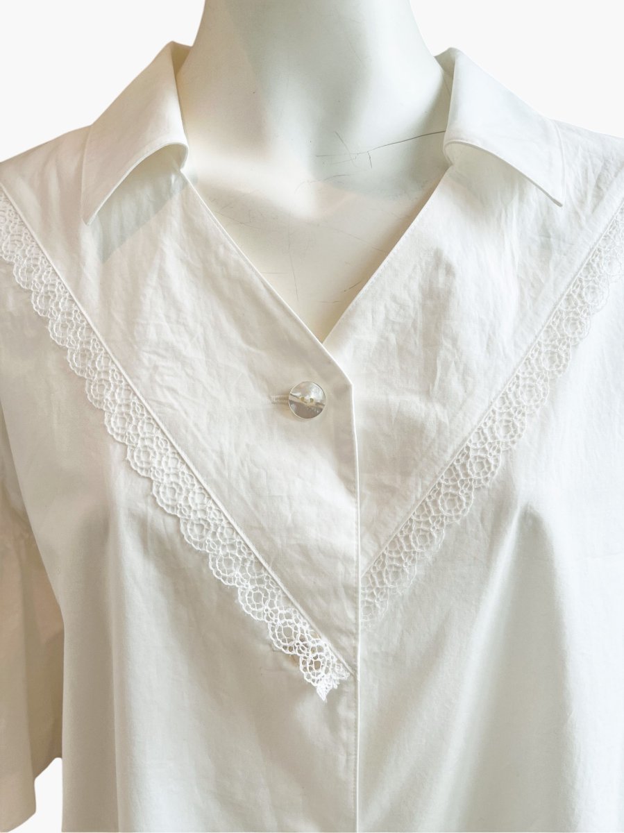 画像4: オーガニックコットンタイプライター　ワンピース  (4)