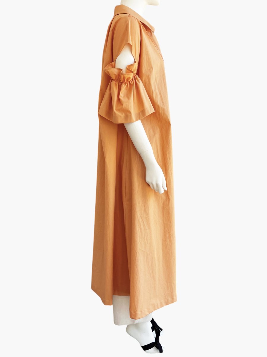 画像8: オーガニックコットンタイプライター　ワンピース  (8)