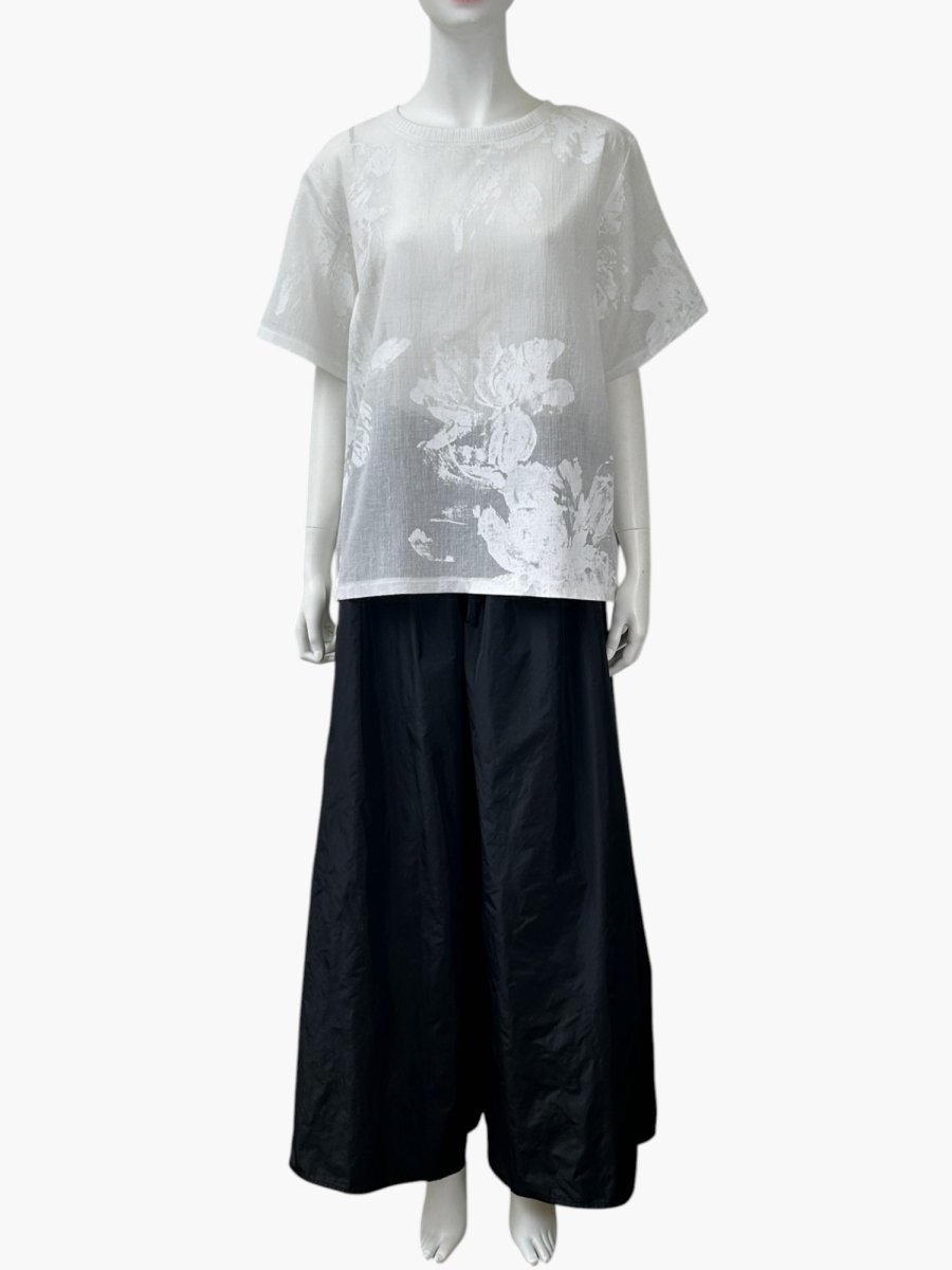 画像8: ホイップフラワープリント ブラウス  (8)