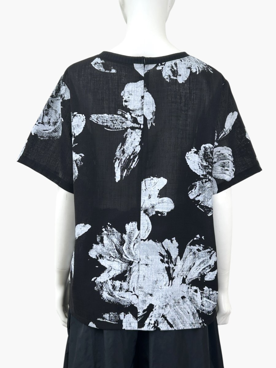 画像11: ホイップフラワープリント ブラウス  (11)