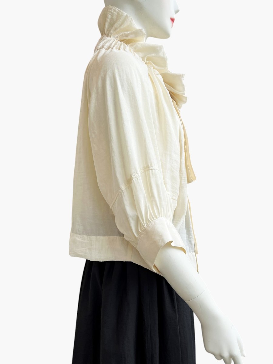 画像2: ヴィンテージフロスティ楊柳　ブラウス  (2)
