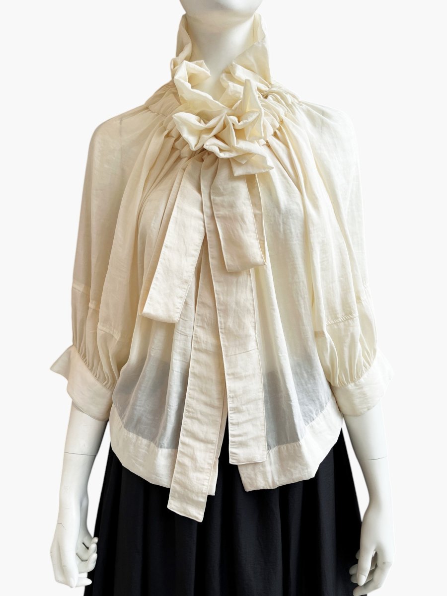 画像1: ヴィンテージフロスティ楊柳　ブラウス  (1)