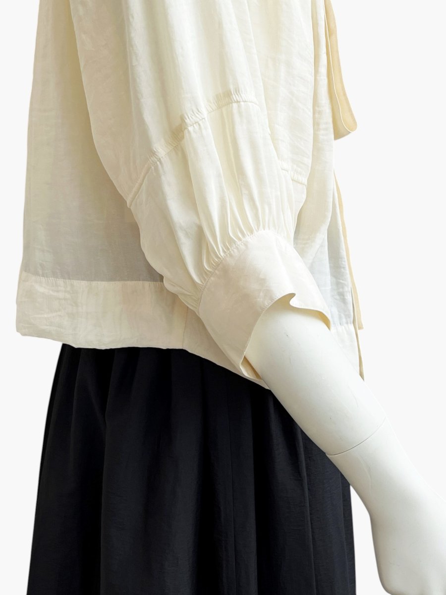 画像6: ヴィンテージフロスティ楊柳　ブラウス  (6)